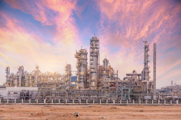 istock big Industrial oil tanks 821956908