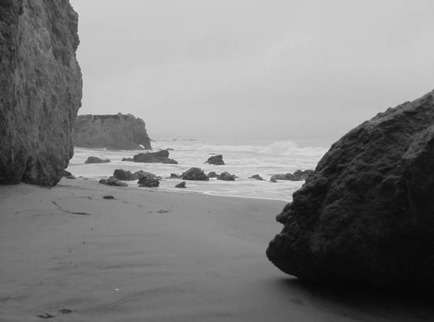 istock Rock Formations at a Malibu Beach 822014788