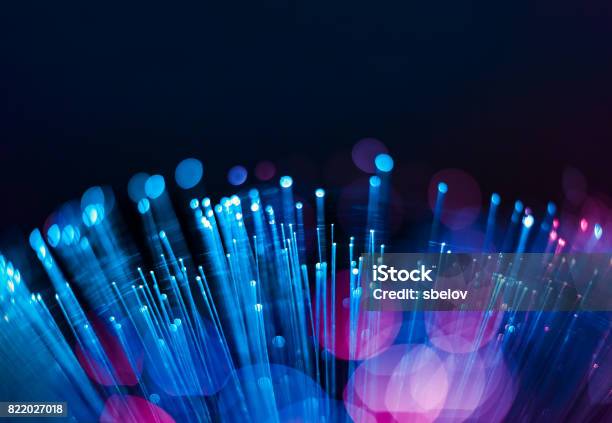 Fiber Optic Background Stock Photo - Download Image Now - Fiber Optic, Fiber, Technology