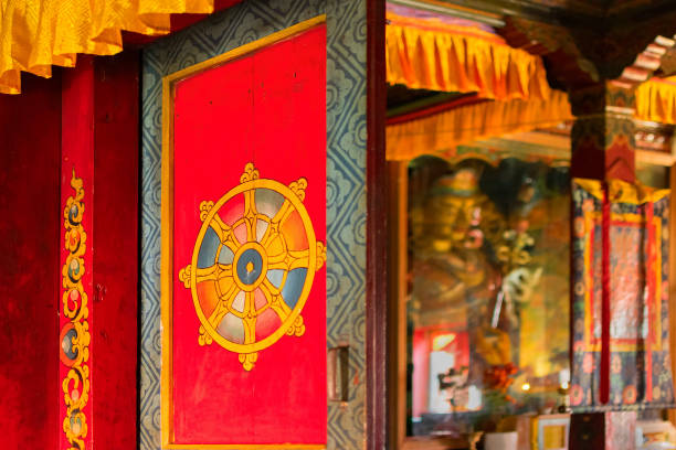 istock Door of Monastery - Sikkim , India 822027402