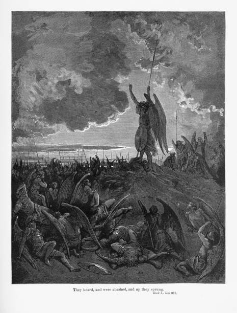 istock They heard and up they sprung Victorian Engraving, 1885 822041022