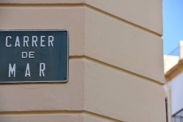 Street signs in Ibiza
