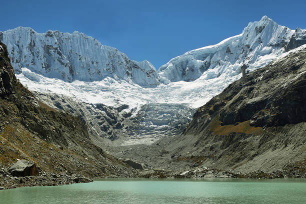 istock Llaca lagoon, Ocshapalpa peak, and Ranrapalca peak, Peru 822070704