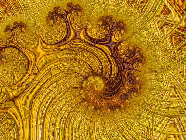 Background created by fractal geometry.