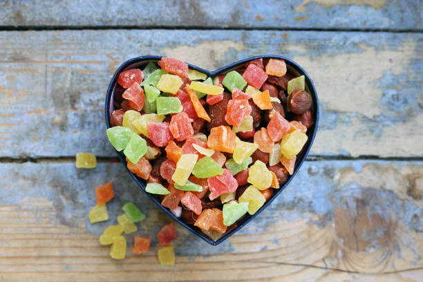 istock Candies in a heart shaped box 822071894