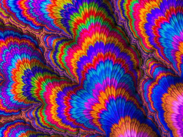 Background created by fractal geometry.