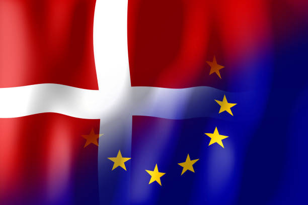 istock Denmark and European Union flags 822085640