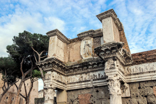 istock ruins in Forum of Augustus in rome 822086190