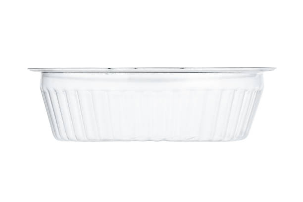 istock Plastic container for foodstuffs. Isolated on white. 822087098