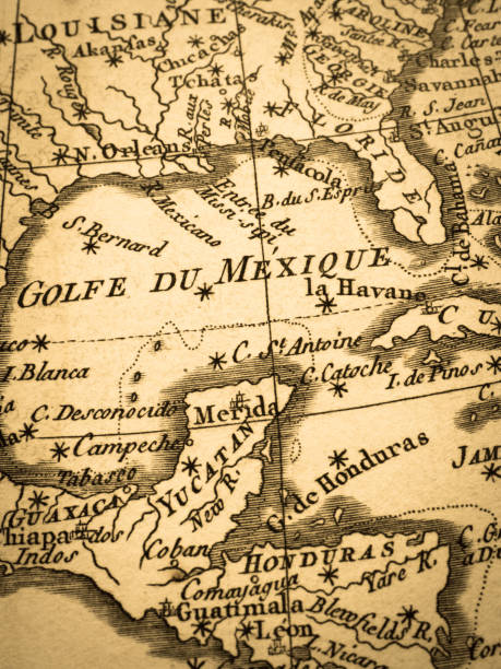 istock Old Map Gulf of Mexico 822097470