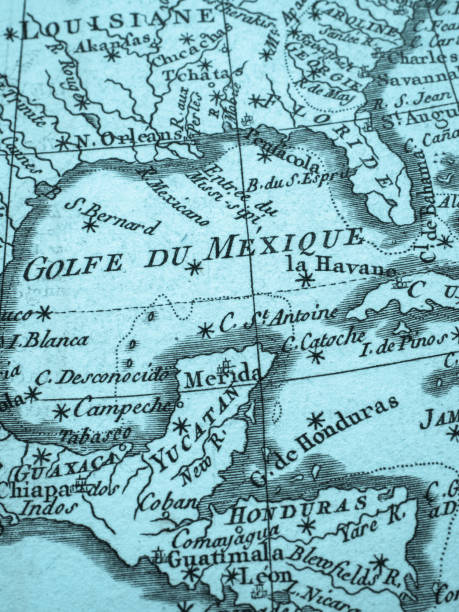istock Old Map Gulf of Mexico 822097522