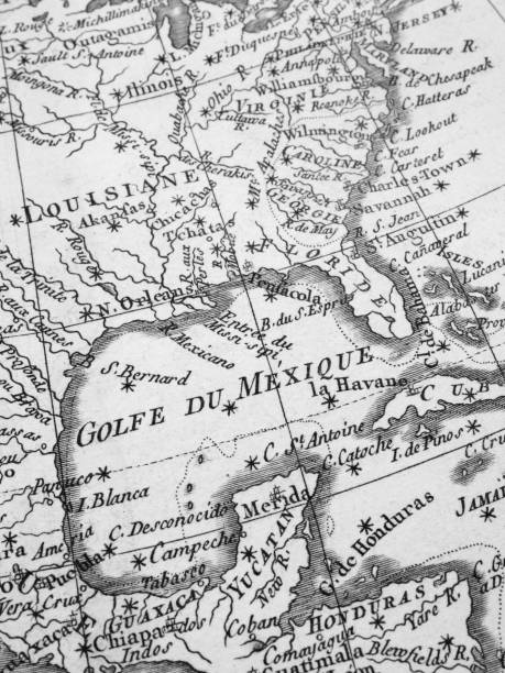 istock Old Map Gulf of Mexico 822105100