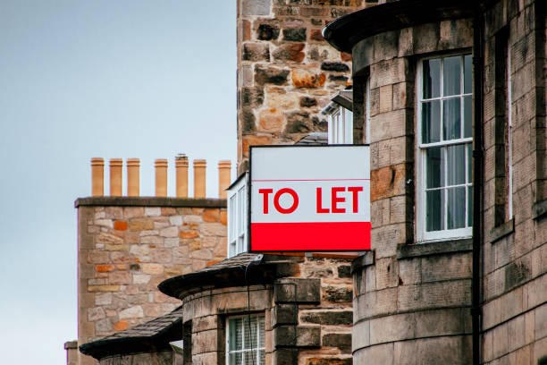 "To let" sign on building A "to let" sign on a building georgian style photos stock pictures, royalty-free photos & images