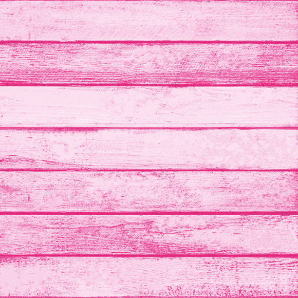 istock Ligth pink wood wall plank texture for background 822119250