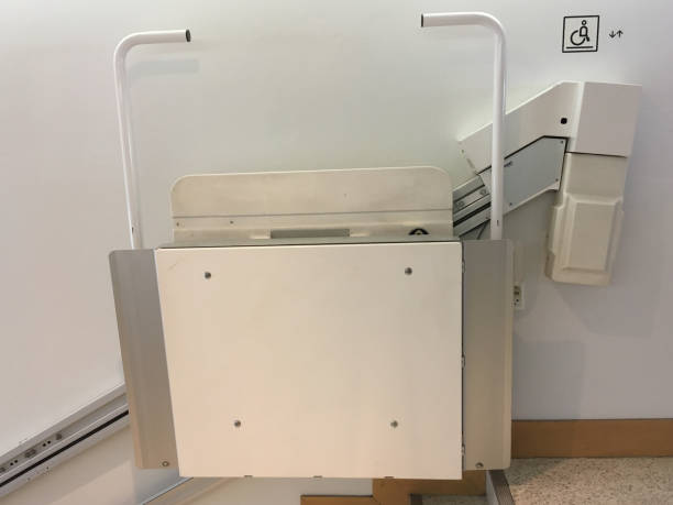 istock Stair lift for handicapped 822229470