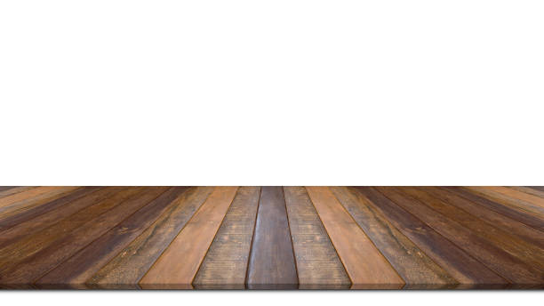 istock Old wooden floor isolated 822250398