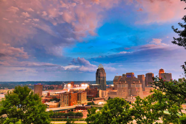 Cincinnati, Ohio skyline stock photo
