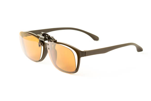 istock Eyeglasses with sunglass isolated 822284720