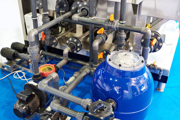 Pipes and equipment for swimming pools