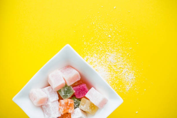 istock Cut out of jelly candy in bowl 822297870