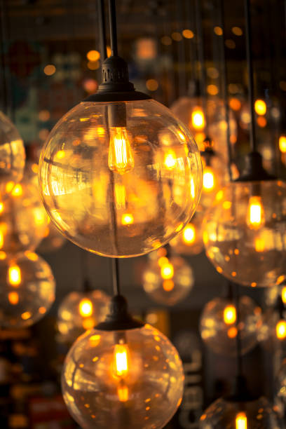istock Tungsten lamp bulb, old vintage design style. 822301710