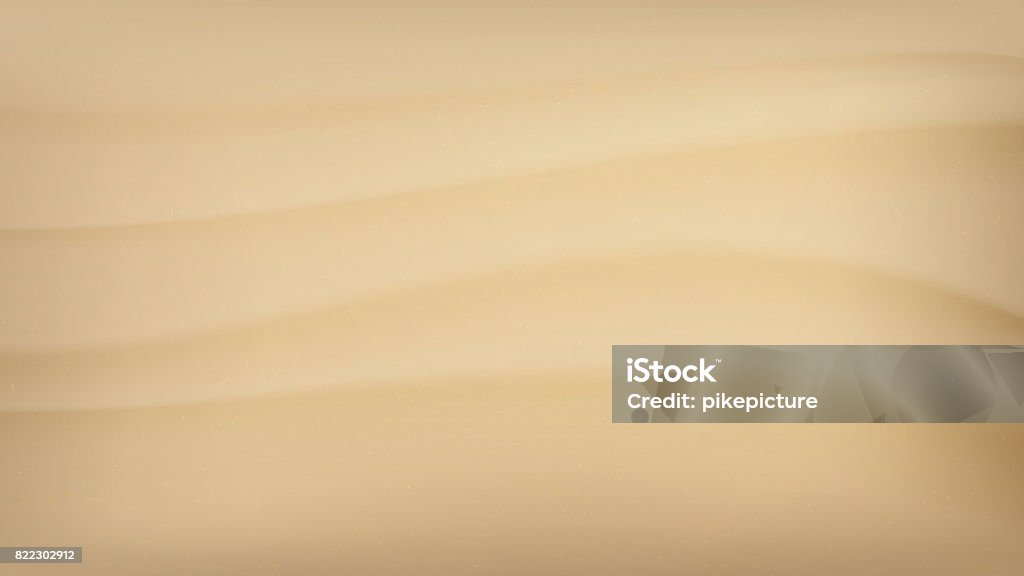 Sand Texture Vector. Summer Sandy Tropical Beach Or Desert Dunes Background Illustration Tropical Desert Dunes Vector Background Illustration. Sand Top View. Sand stock vector