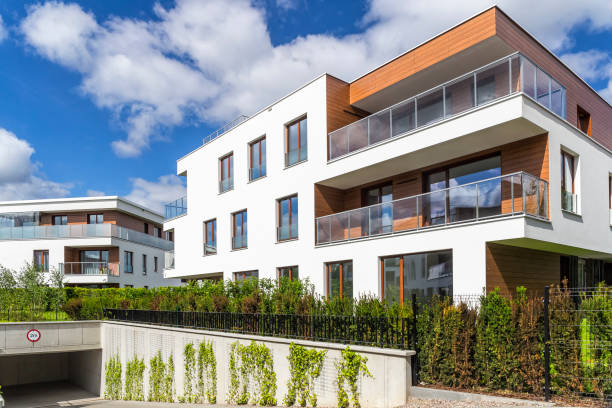 istock New apartment building with underground garage 822377422