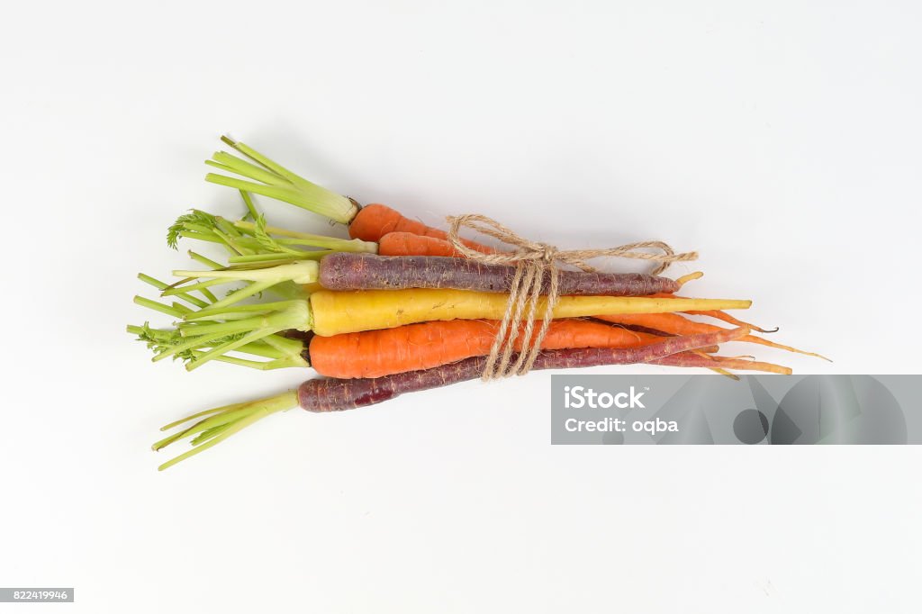 Rainbow Carrot Rainbow Carrot Colorful Yellow Purple Orange "r Carrot Stock Photo