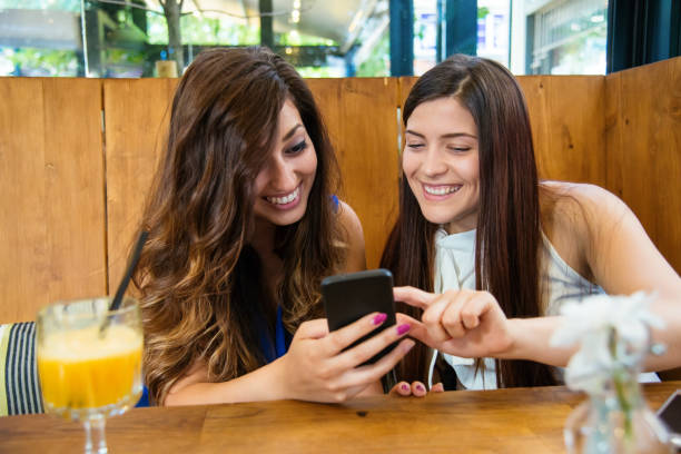 istock Young women at cafe 822426000