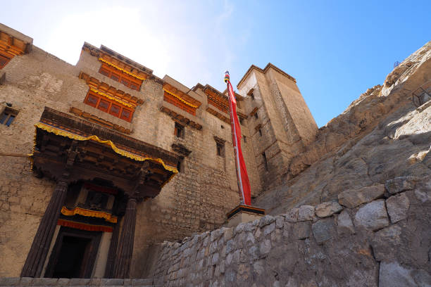 istock Leh palace main door, Leh India 822434646