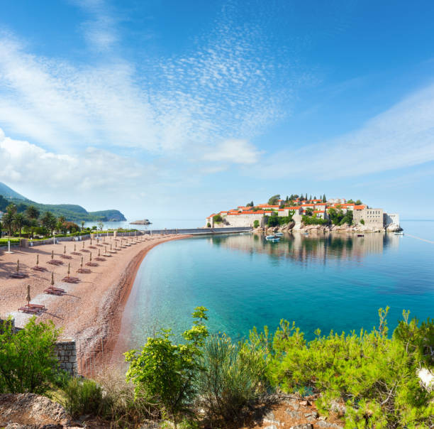 istock Sveti Stefan sea islet  (Montenegro). 822448286