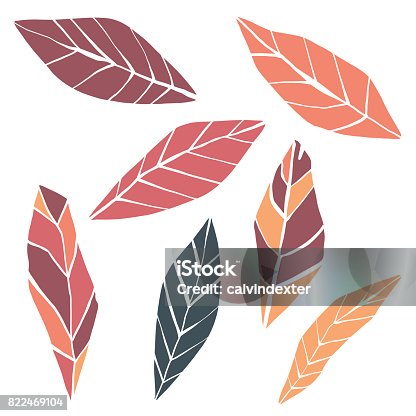 istock Leaves illustrations 822469104