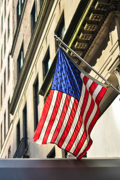 istock USA Flag in the city 822492804