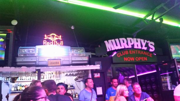 Ibiza, Spain - July 16, 2017:The streets of Ibiza at night Ibiza Spain, At midnight, several parties end at the same time, creating traffic congestion, Ibiza has a bustling nightlife