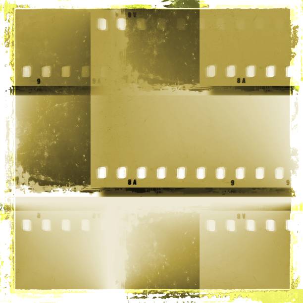 istock Vintage film strip frame or background. 822534316
