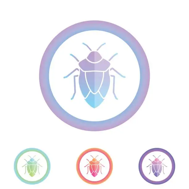 Vector illustration of Insect. Beetle icon.