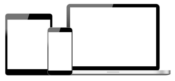 istock Generic Laptop, Digital Tablet and Smart Phone 822564584