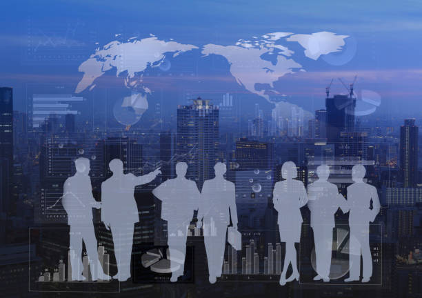 istock Financial graphs analysis and Businessman 822569576