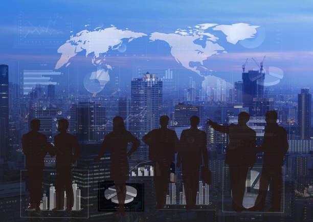 istock Financial graphs analysis and Businessman 822572076