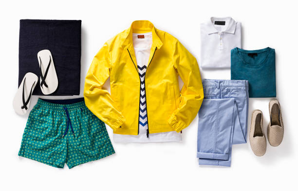 Men’s sports clothing isolated on white background ( with clipping path)