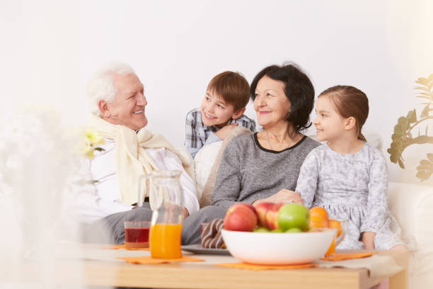 istock Grandparents with grandchildren 822620734