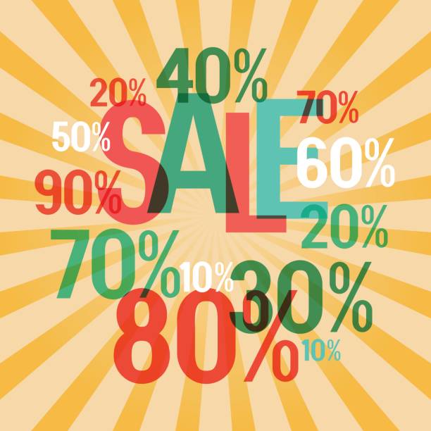 istock Sale poster with percent discount 822628822