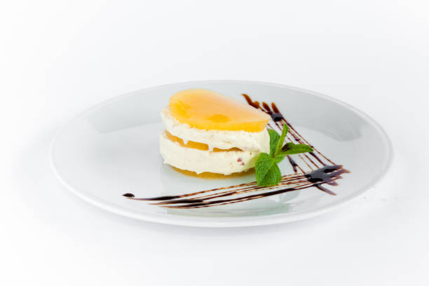istock The dessert or cake over a white background 822636990