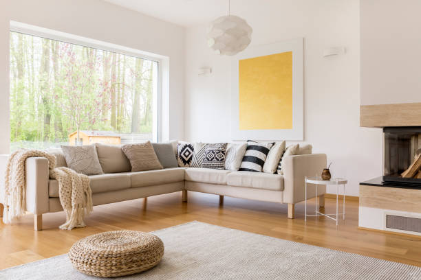 istock Up-to-date design of lounge 822647954
