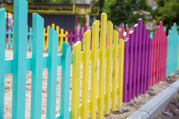 istock Colorful children's playground 822702142