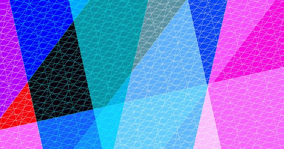 Abstract Artistic Creativity of Geometric Line pattern with colorful background.
