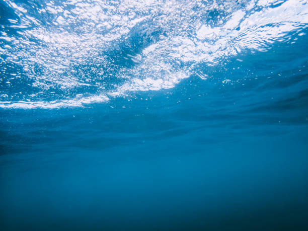 istock Underwater wave in tropical sea. Water texture in ocean 822738578