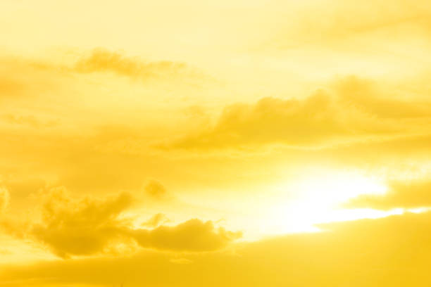 Beautiful light from the nature at sunset every day.