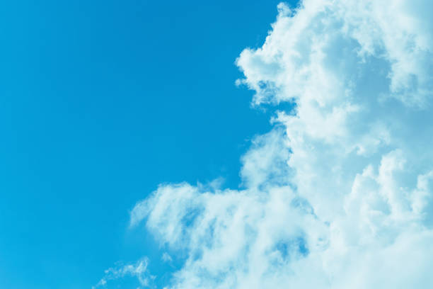 istock The sky with the clouds moving in the wind is a small group of clouds. 822739686
