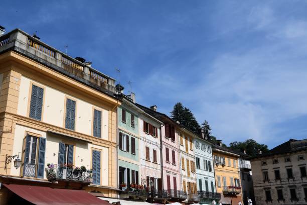 istock Piazza Motta in Orta San Giulio, Lake Orta Italy 822763178